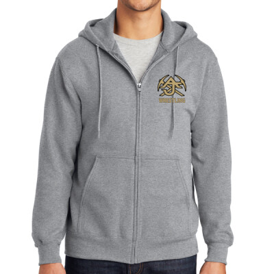 Adult Fleece Zip Hoodie - Wrestling Only Thumbnail