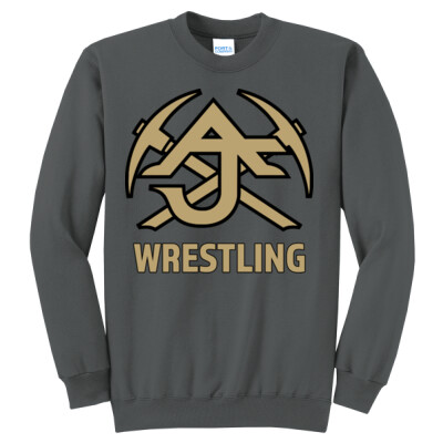 Adult Fleece Crewneck Sweatshirt - Wrestling Only Thumbnail